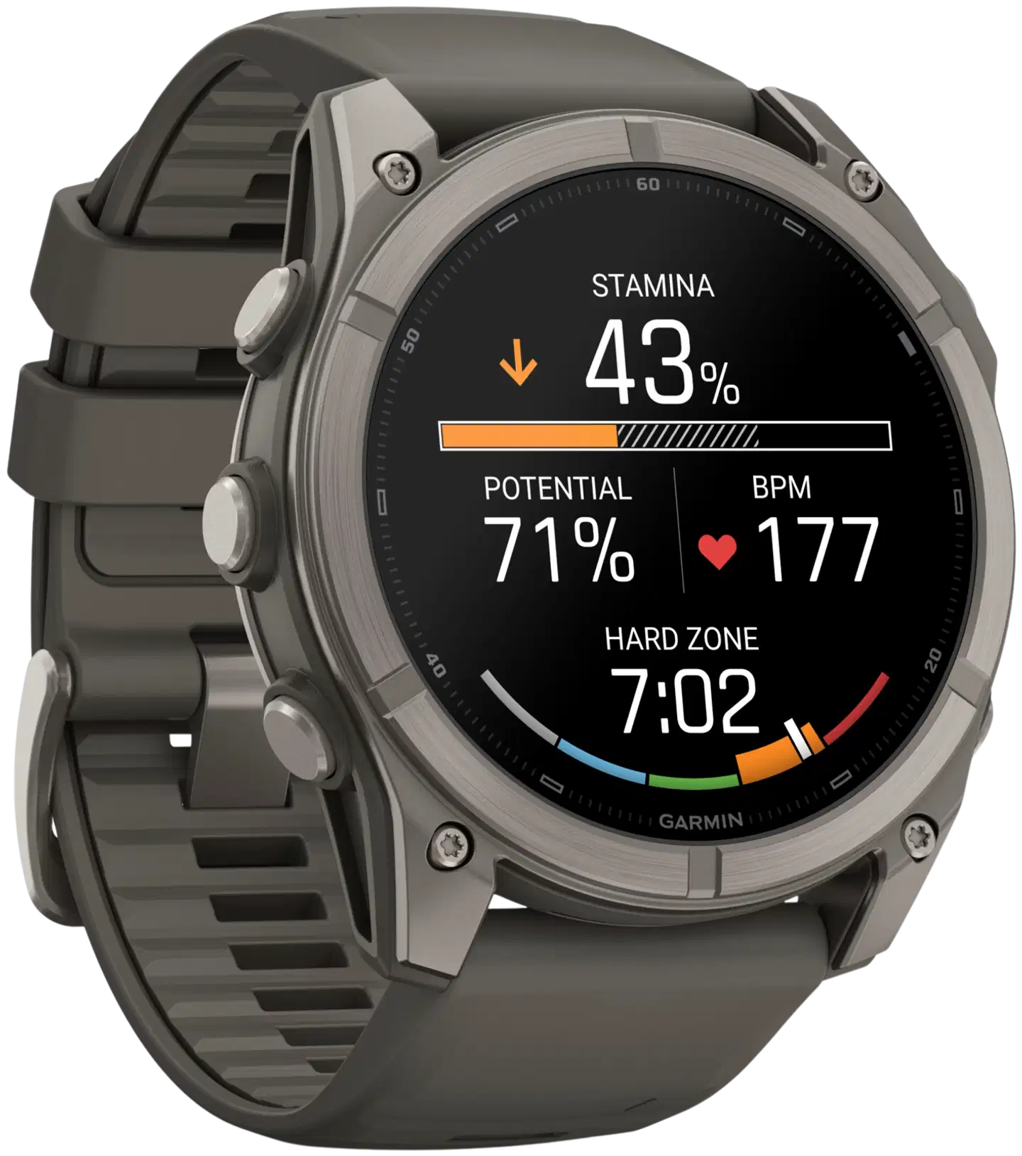 Garmin Fenix 9 51 mm titaani- ja kivenharmaa urheilukello - 5