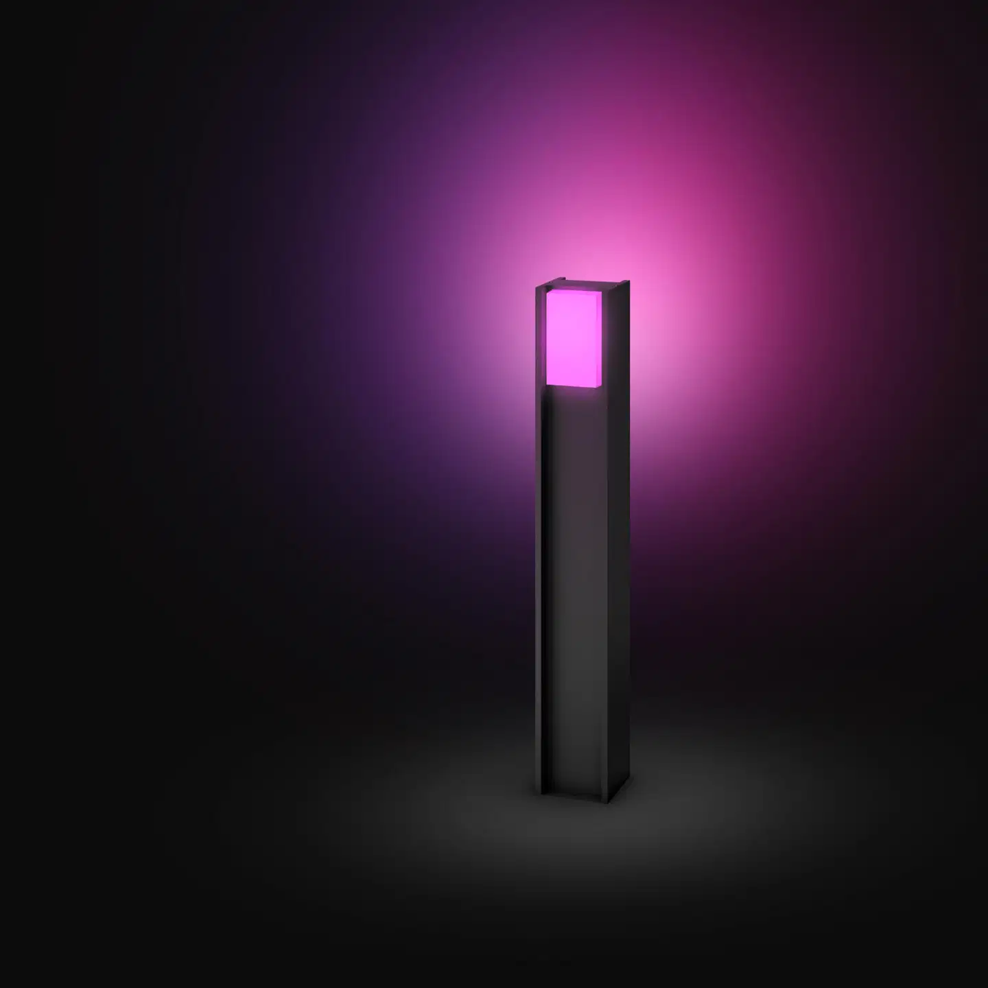Philips Hue Turaco -pylväsvalaisin 8.1W 1000-20000K 1100LM anthracite säädettävä lämpimästä viileään - 3