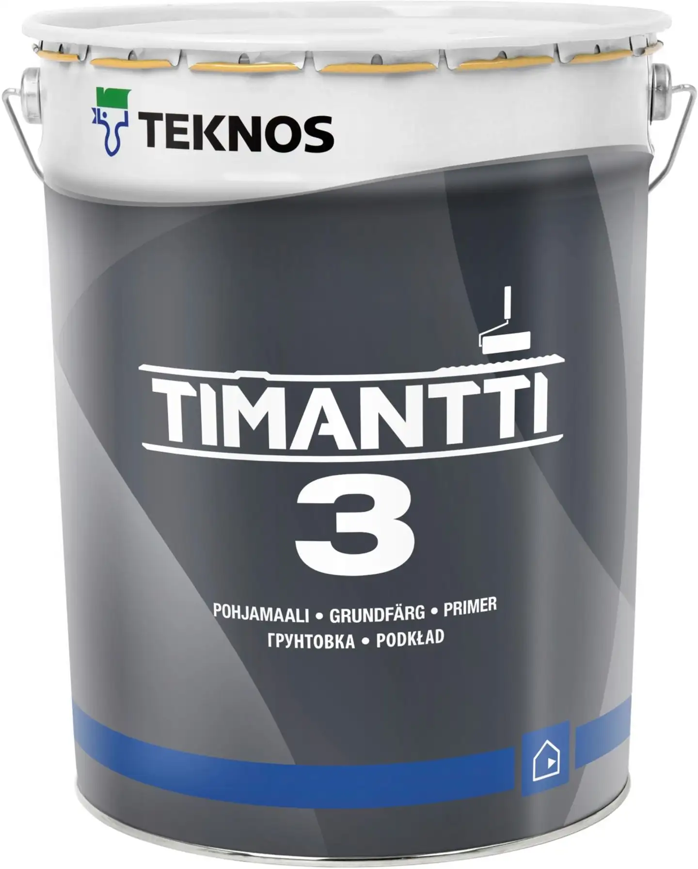 Teknos Timantti 3 pohjamaali 18l valkoinen