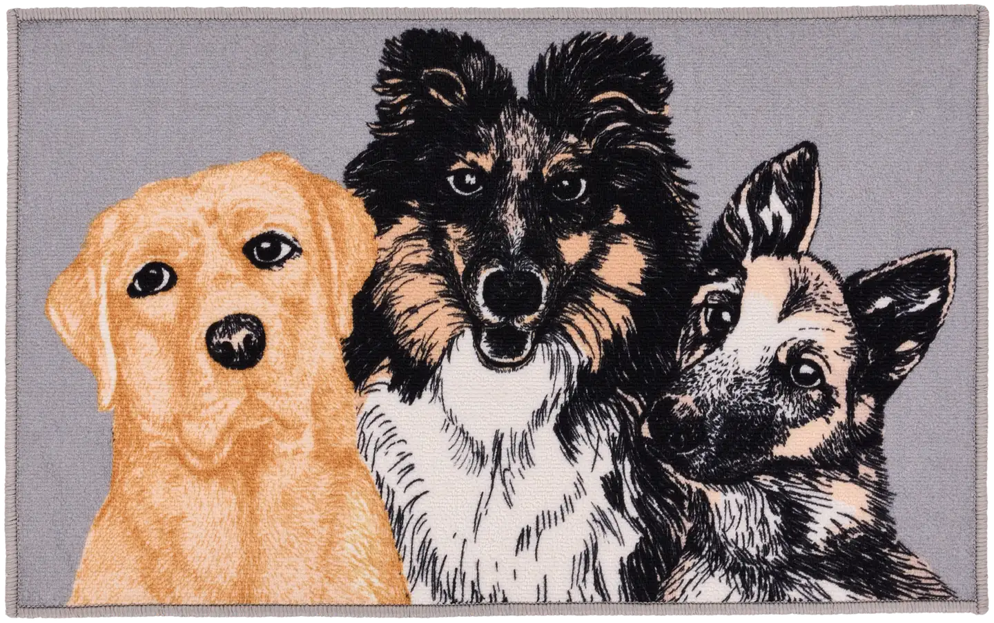 Vallila kynnysmatto Ystävykset 50x80 cm beige - 1