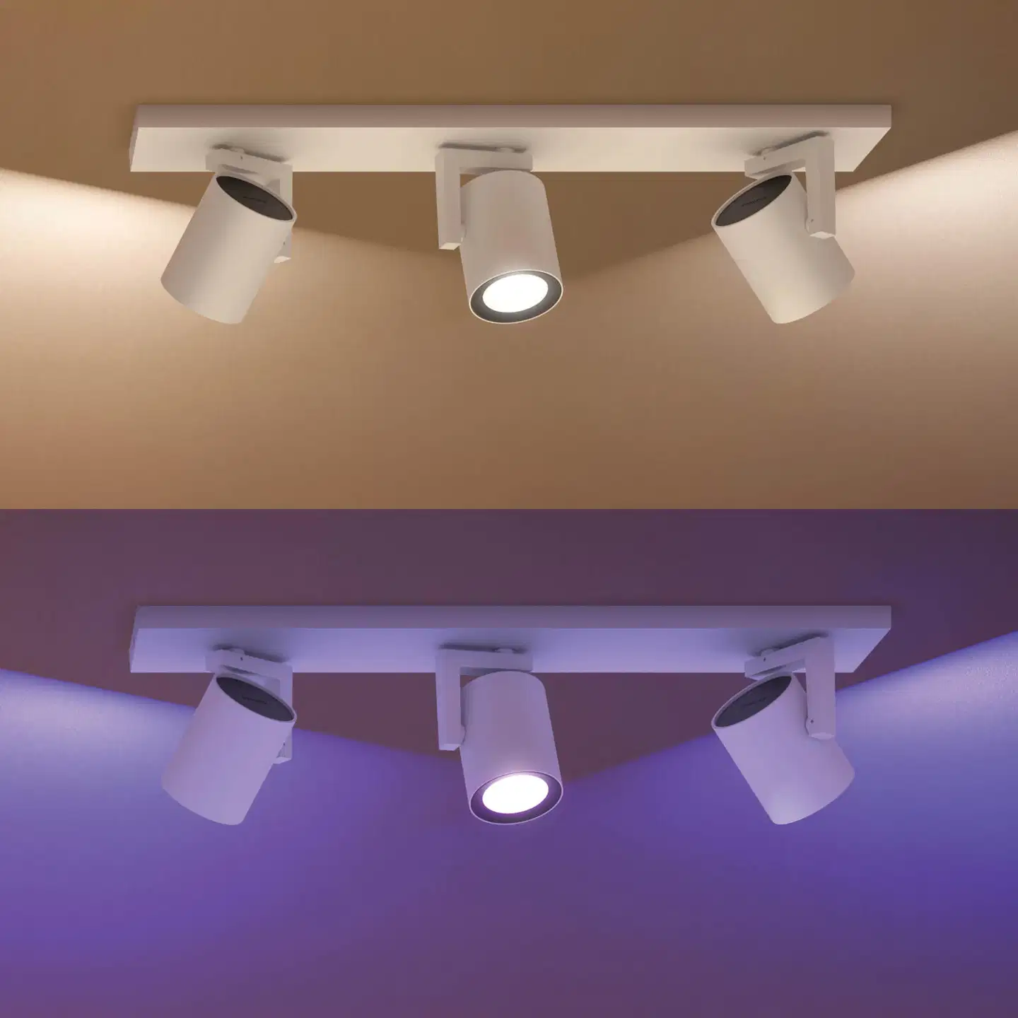 Philips Hue Argenta -kohdevalaisin kolmella spotilla 4.2W 2000-6500K 1200LM valkoinen - 5