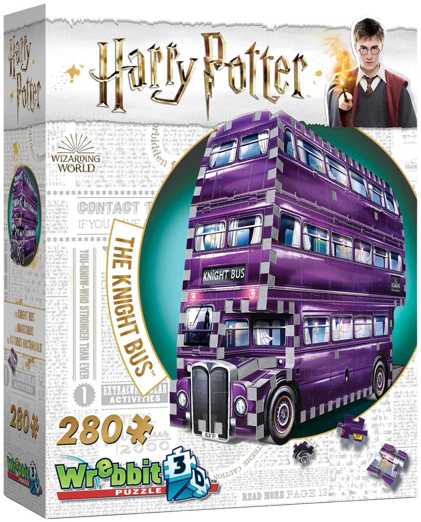 Wrebbit Harry Potter The Knight Bus 3D-palapeli - 1