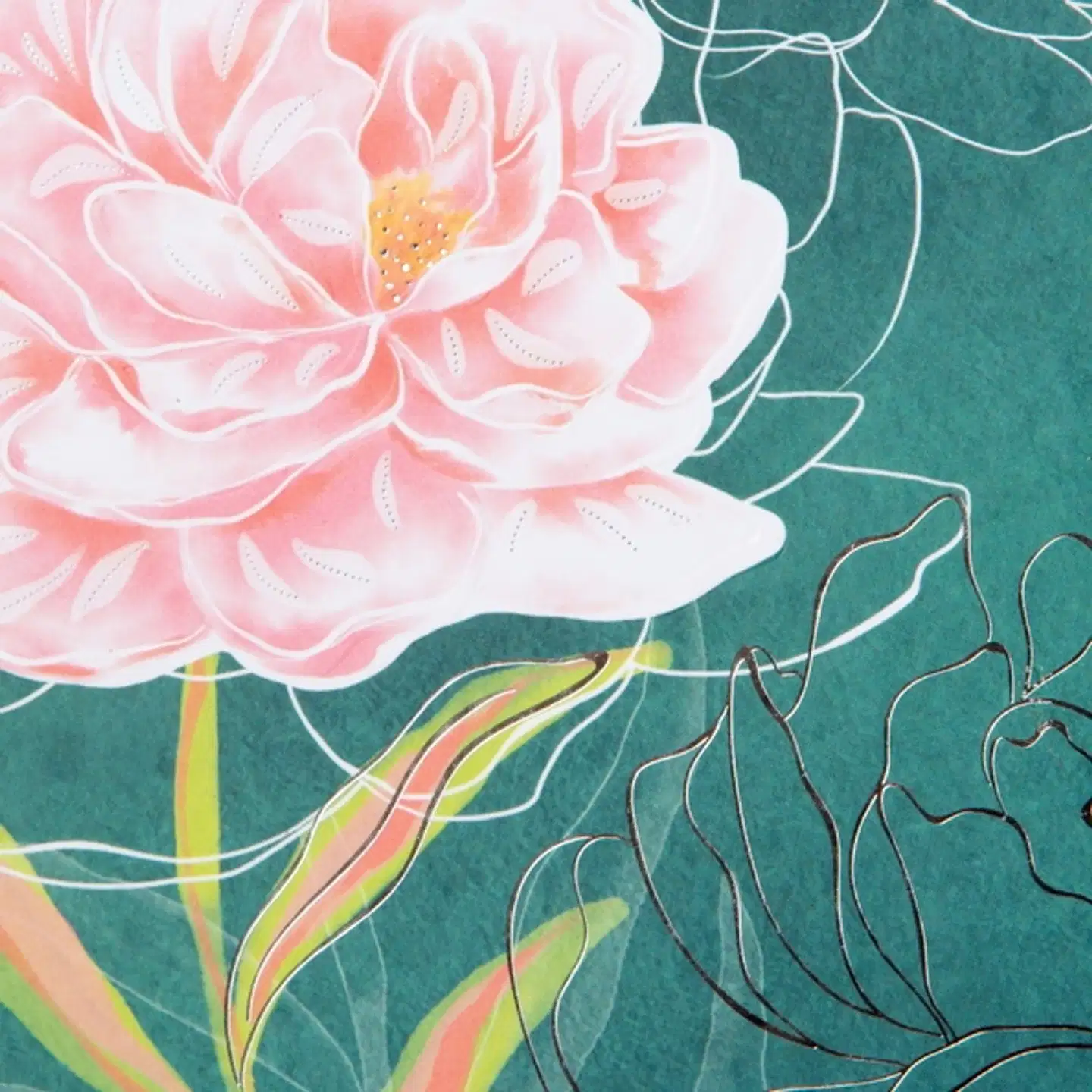 Goldbuch peony muistikirja A5/200 - 3