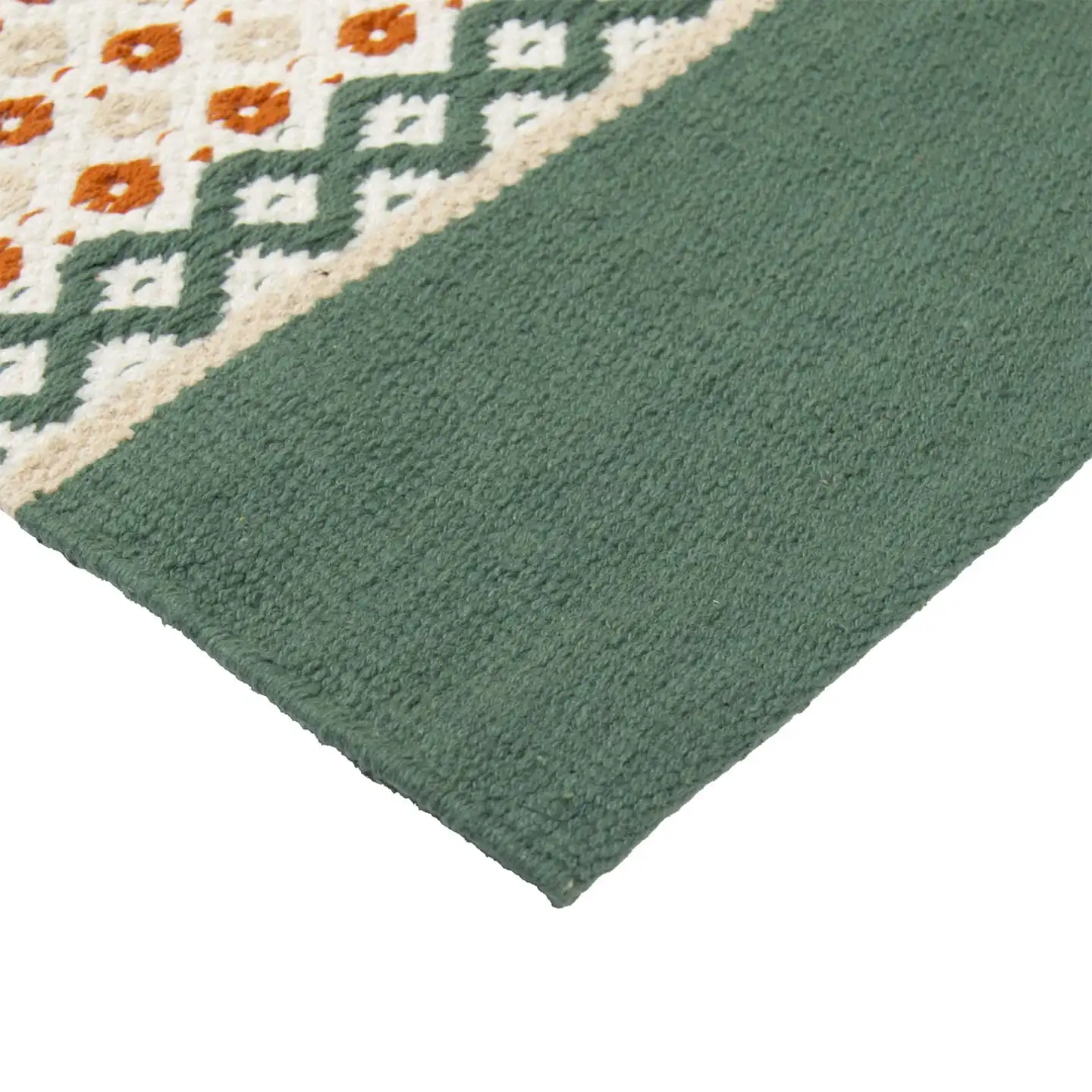 ihankotona puuvillamatto Helka 80x150 cm vihreä - 2