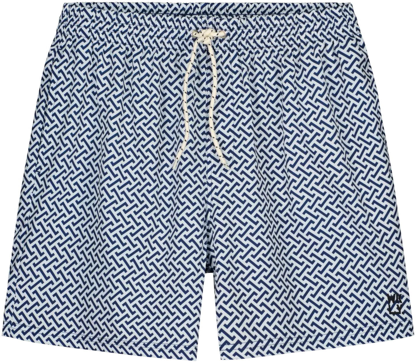 WKLY. miesten uimashortsit 192W042503 - Black/white - 1