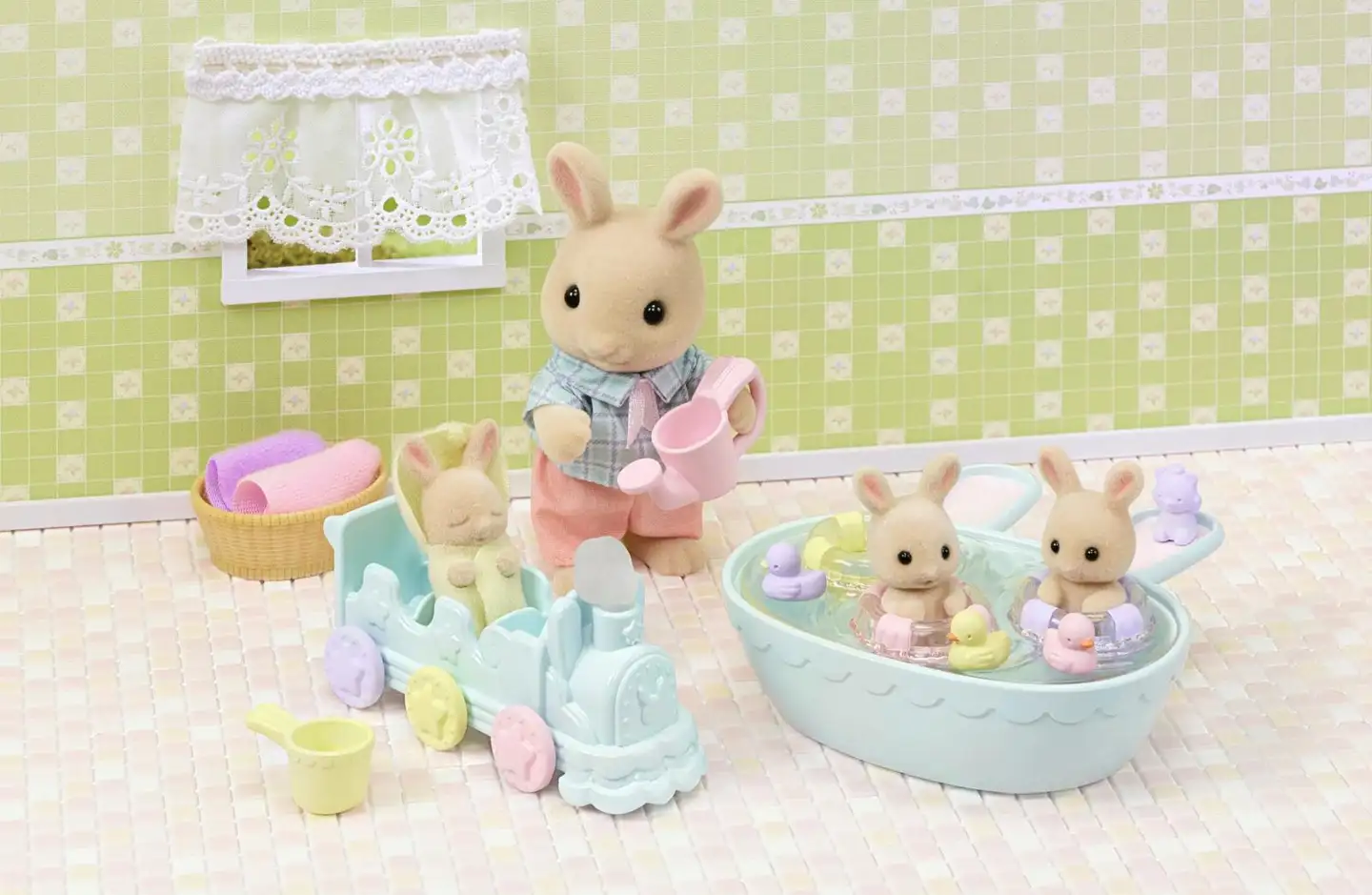 Sylvanian Families Kolmosten kylpysetti - 5