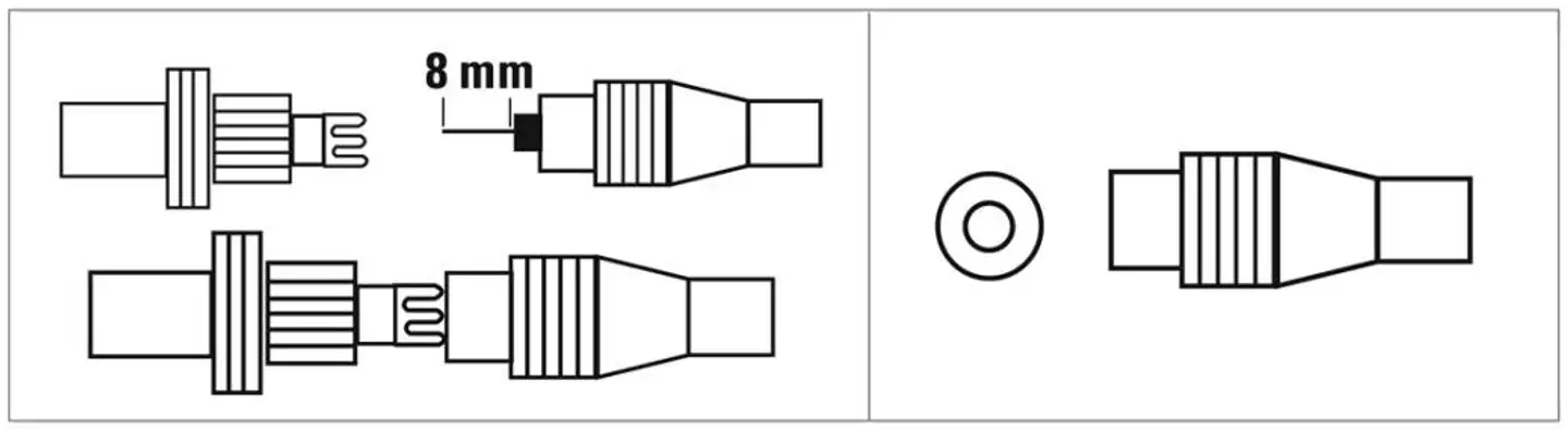 Hama Antenniliitin, Coax uros, kierrettävä - 2