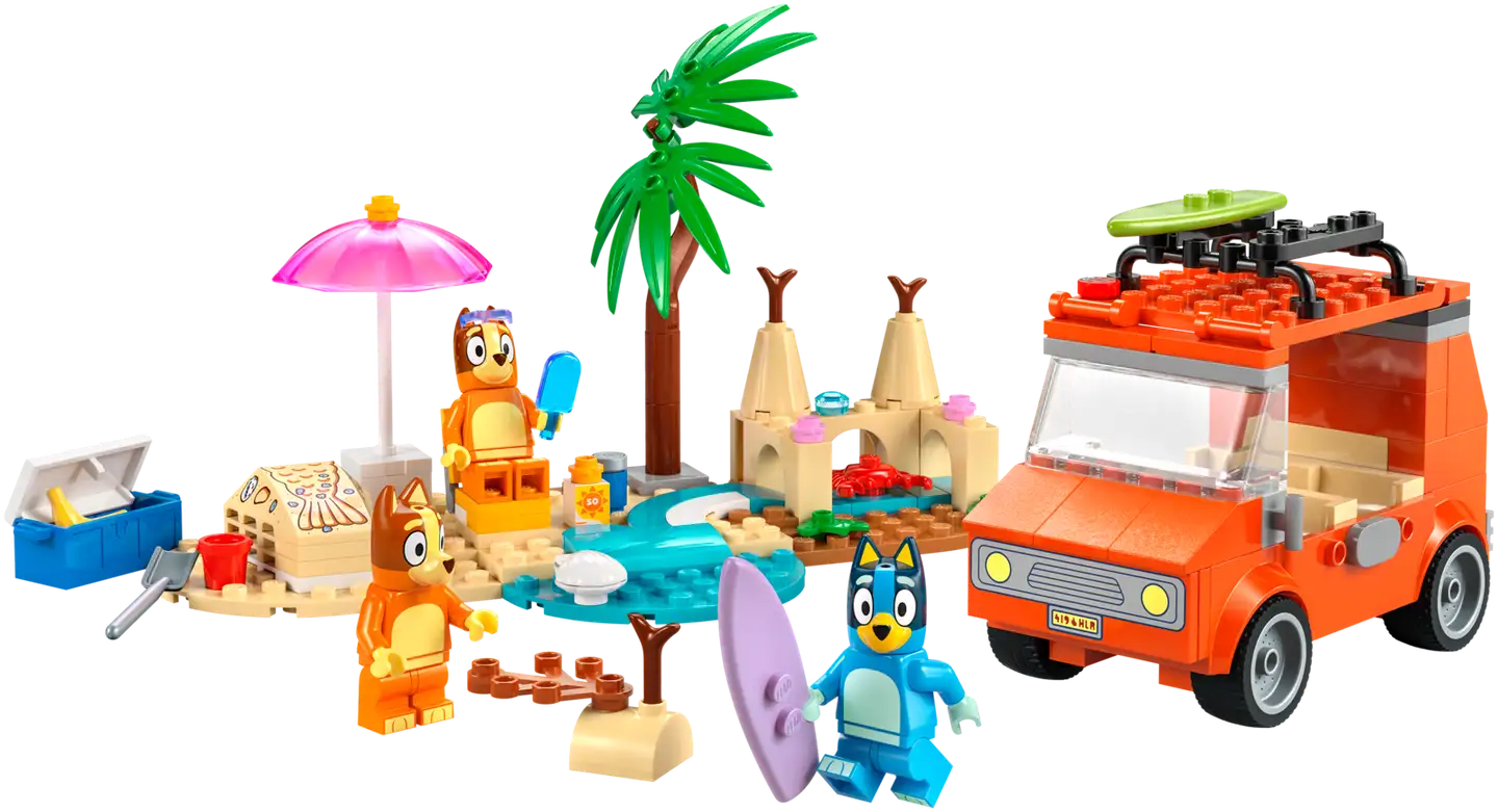 LEGO Bluey 11202 Blueyn perheen autoretki rannalle - 4