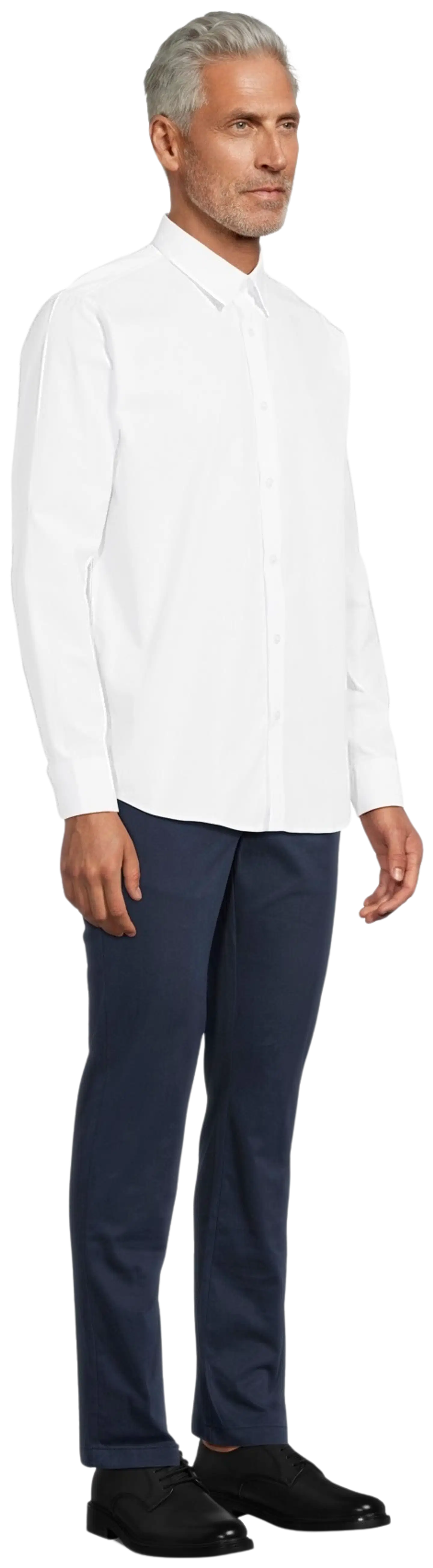 London Fog miesten kauluspaita 1940LF12 - White - 4
