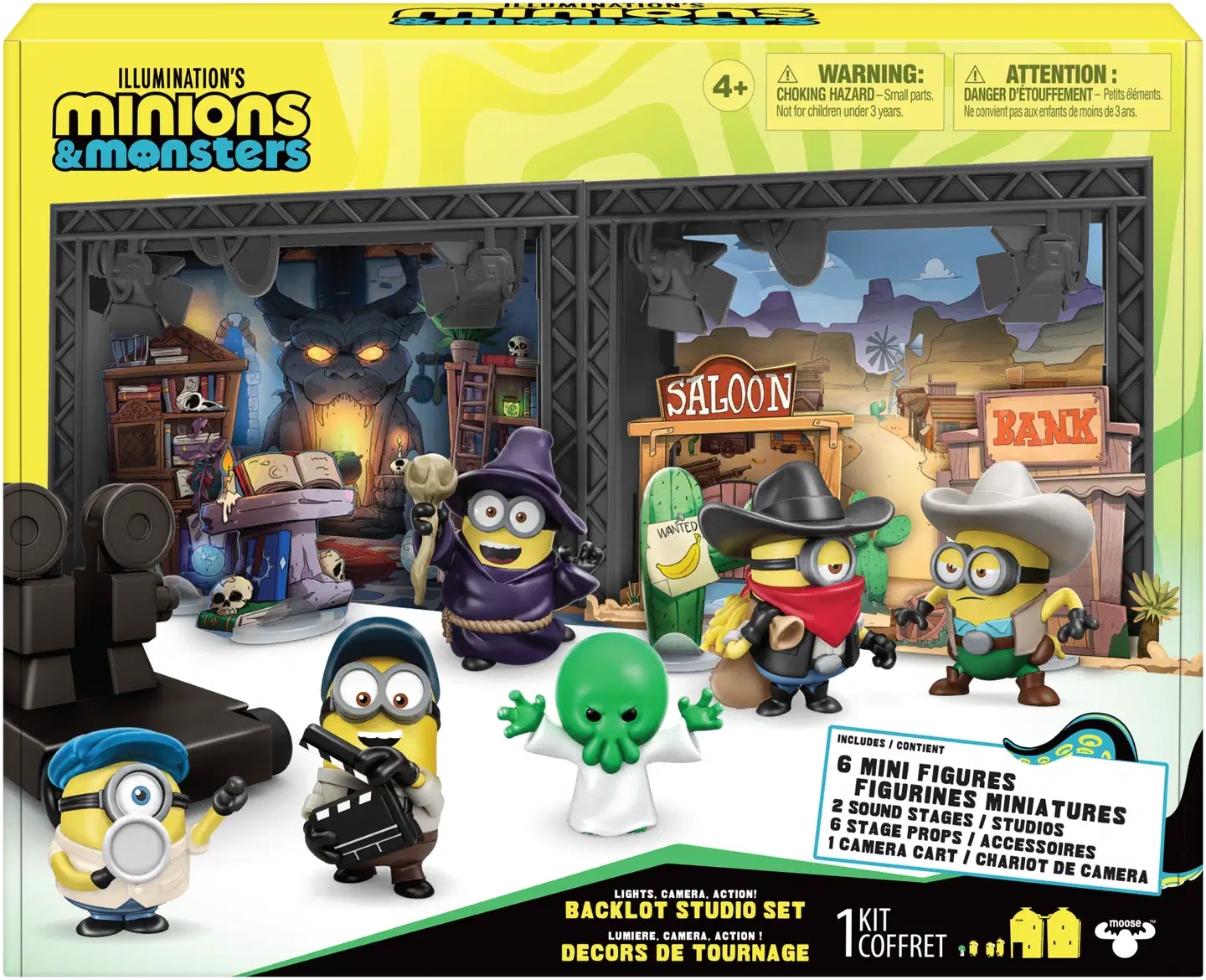 Minions 3 Studio elokuva-kohtaussetti 6 kpl - 1