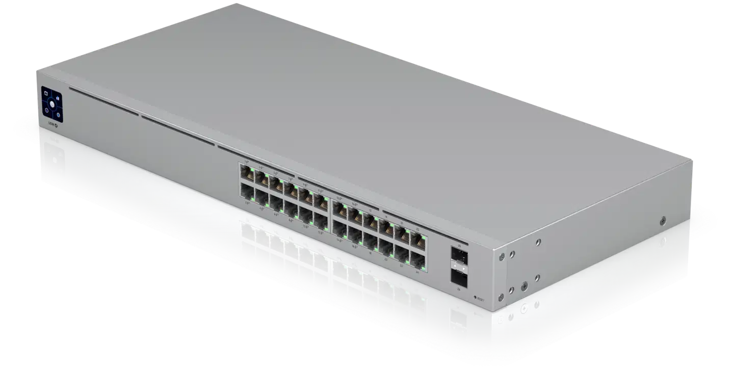 Ubiquiti 24-porttinen gigabit PoE -kytkin SFP-uplink-liitännällä USW-24-POE - 6