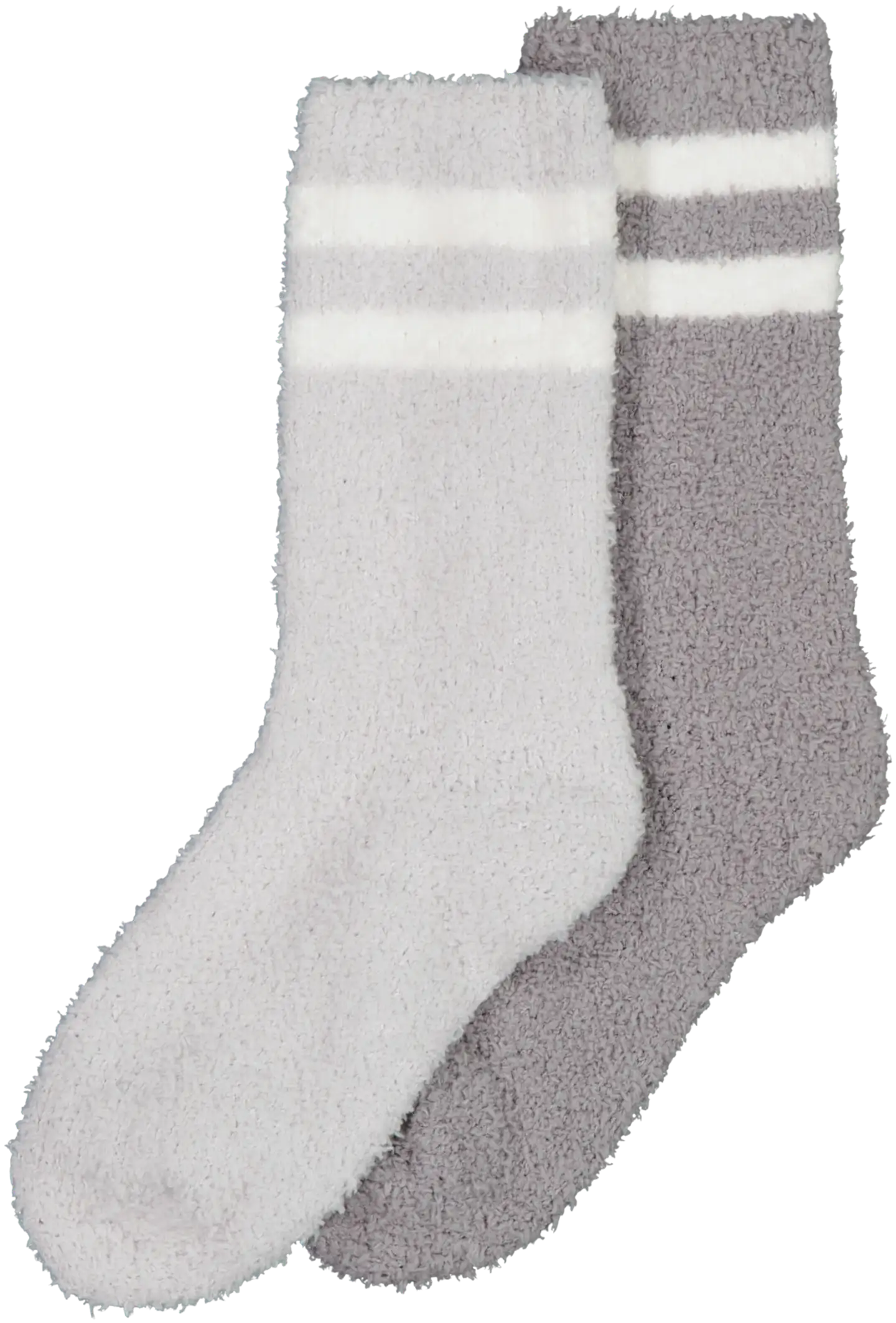 House lasten pehmosukat 234H362505 2-pack - light grey/dark grey