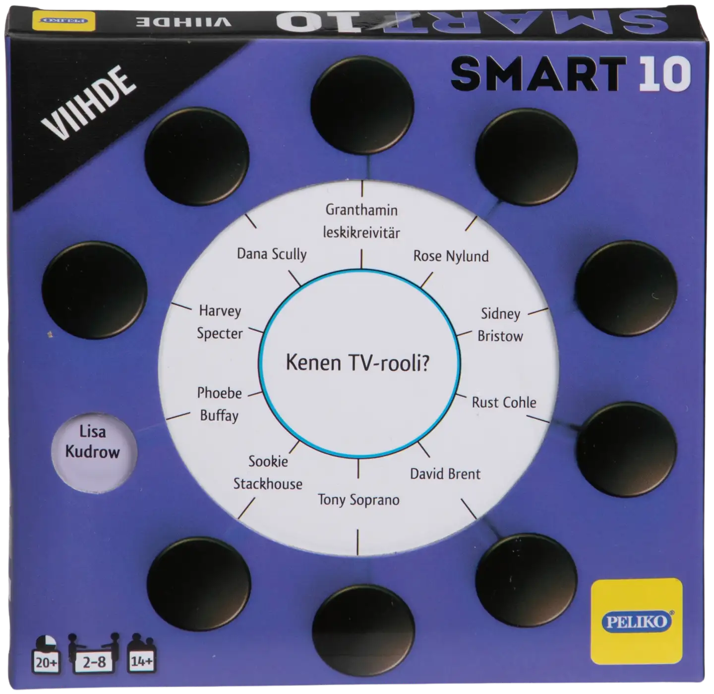 Peliko Smart10 teemakysymykset, erilaisia - 6