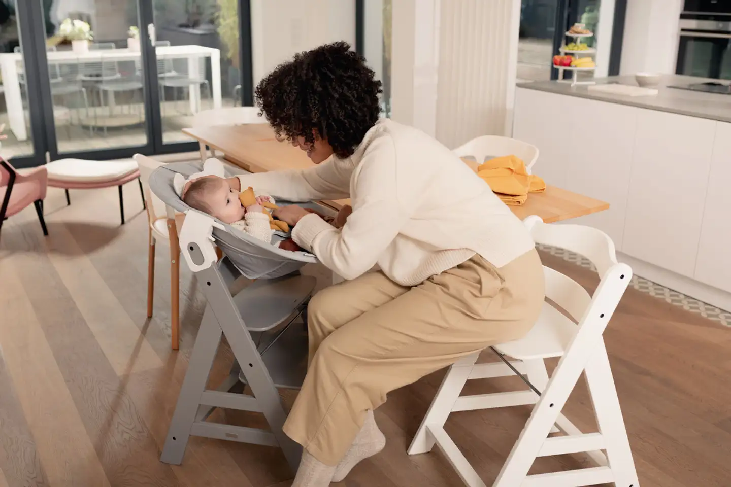 Hauck syöttötuolisetti Alpha Newborn harmaa - 17