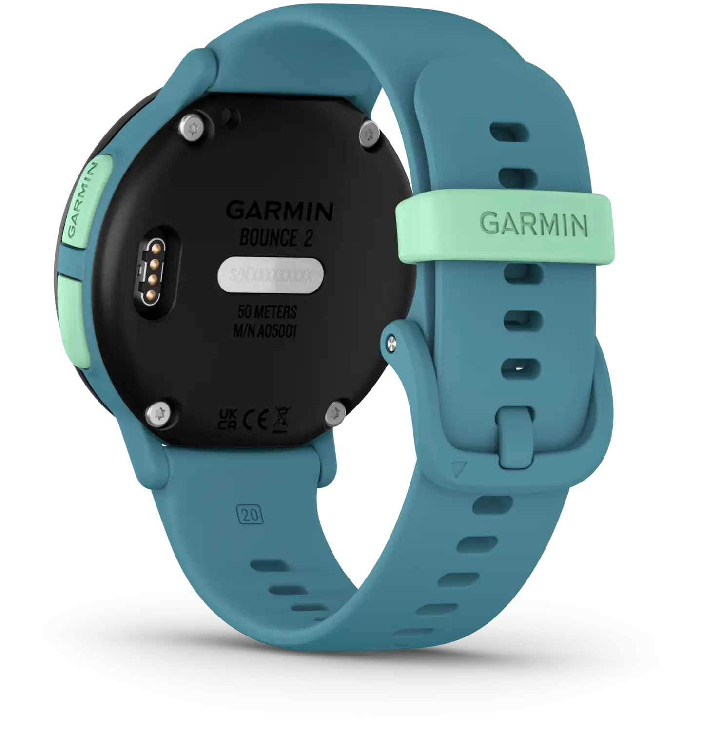Garmin lasten kellopuhelin Bounce 2, Turkoosi - 8