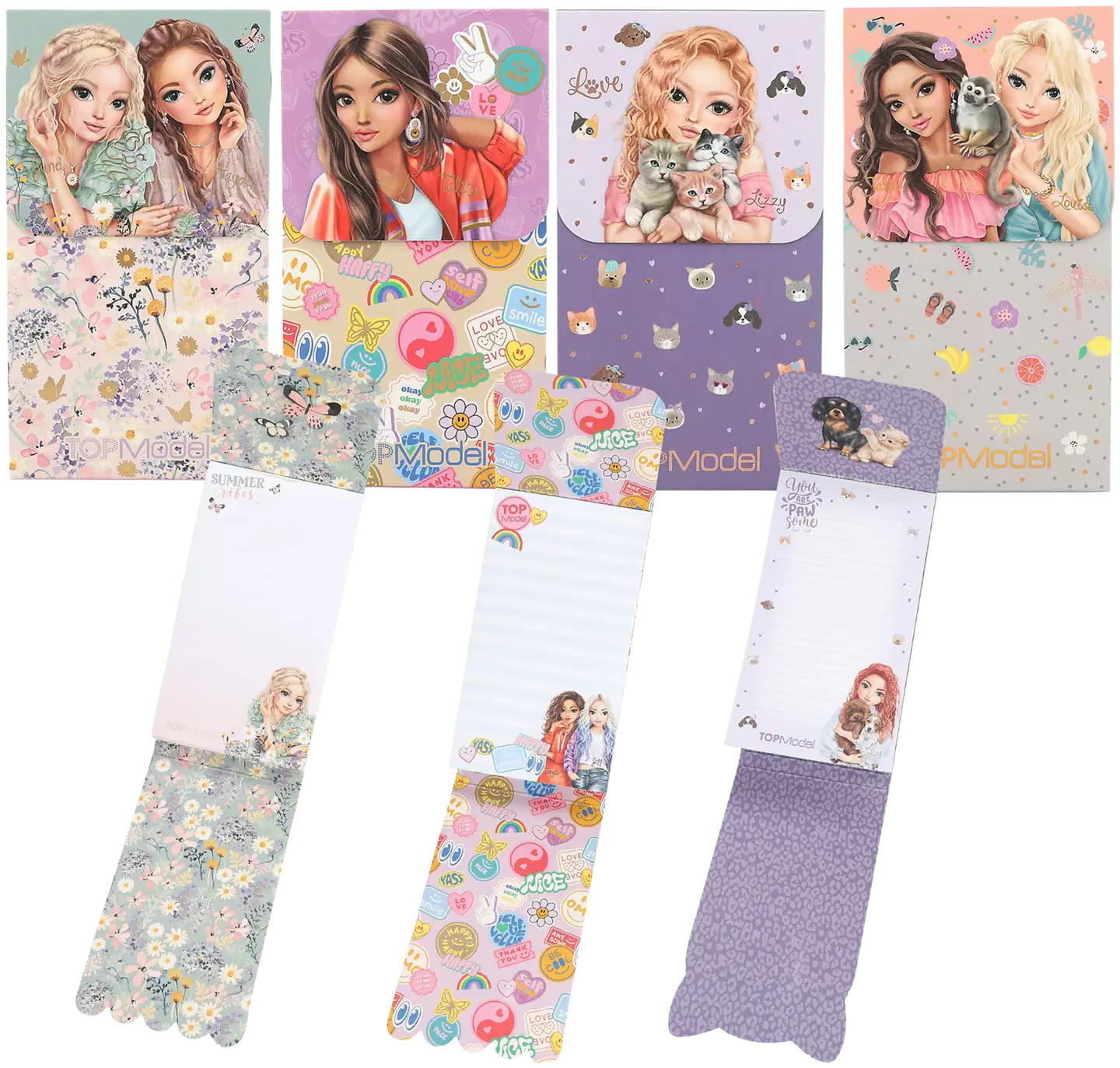 TOPModel muistilehtiö magneettikiinnityksellä - 1