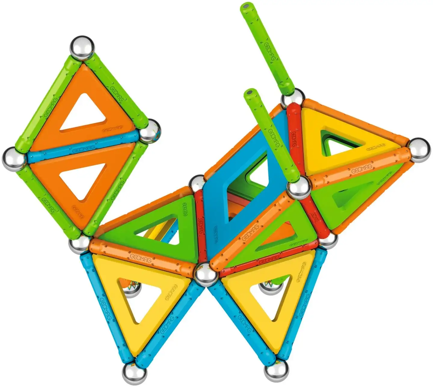 Geomag Supercolor Panels magneettinen rakennussarja 78 osaa - 4