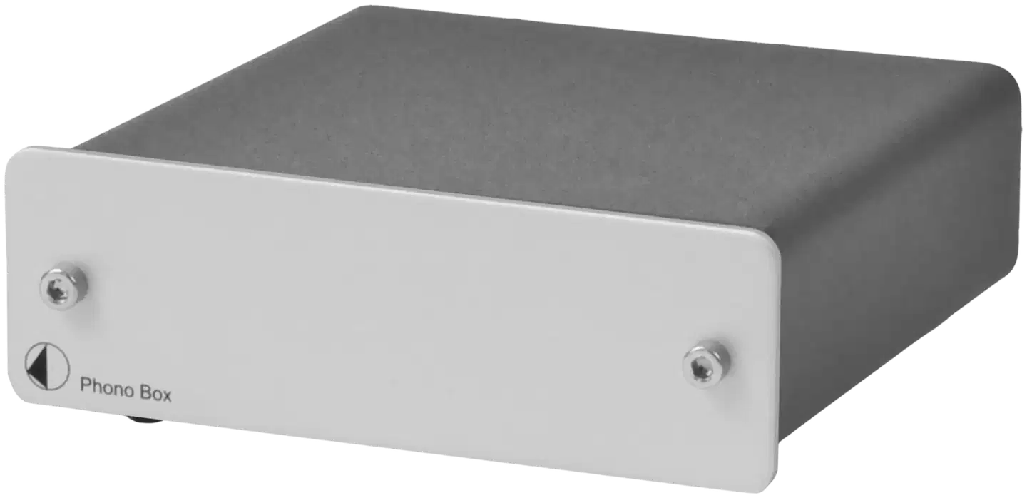 Pro-Ject Levysoitinesivahvistin Phono Box (MM/MC) hopea