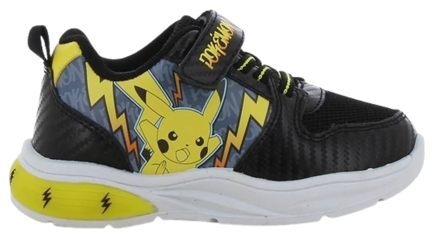 Pokemon lasten vilkkulenkkarit PO003925 - black/yellow - 1