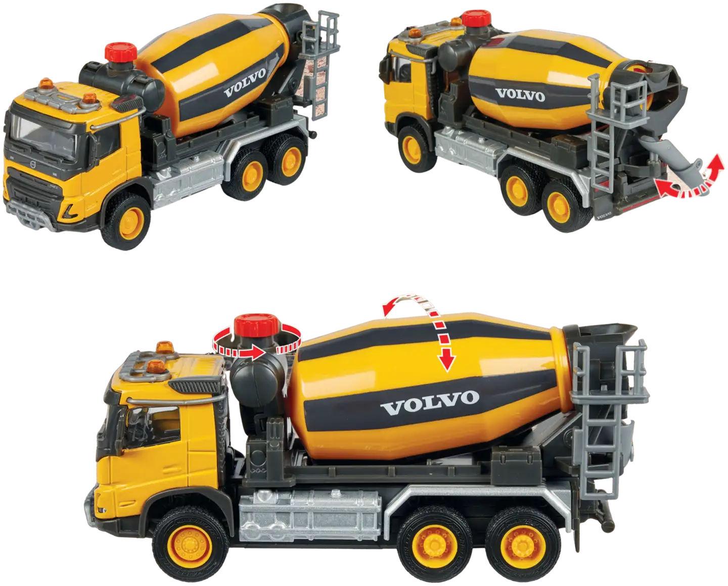 Majorette Volvo FMX Betoniauto, 1:45, 19 cm - 7