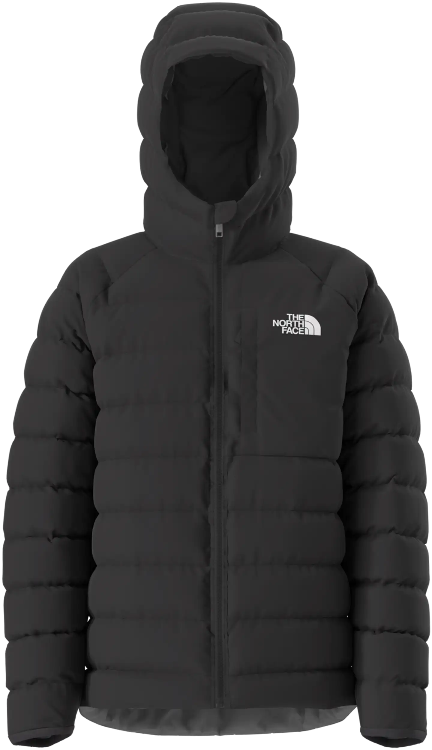 The North Face Nuorten käännettävä talvitakki B REV. PERRITO HOODED - BLACK - 1