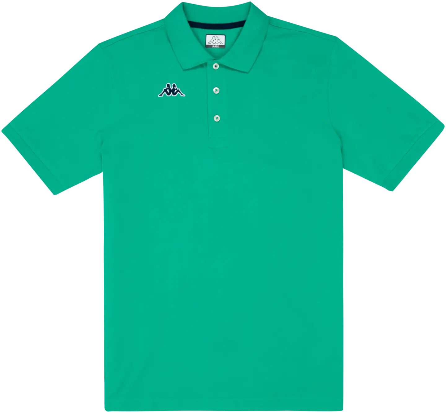 Kappa miesten pikeepaita Logo Holiver - Green Blarney-blue marine - 1