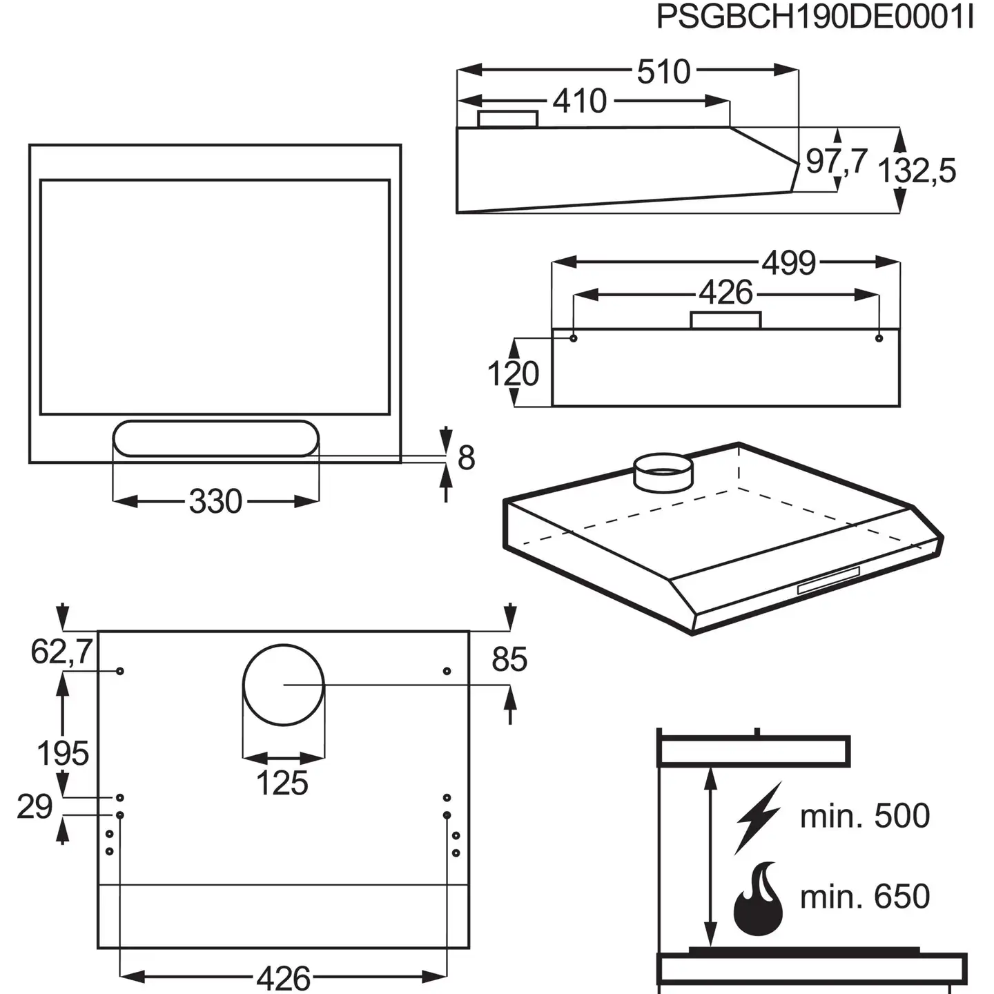 Electrolux liesituuletin LFU215W - 3