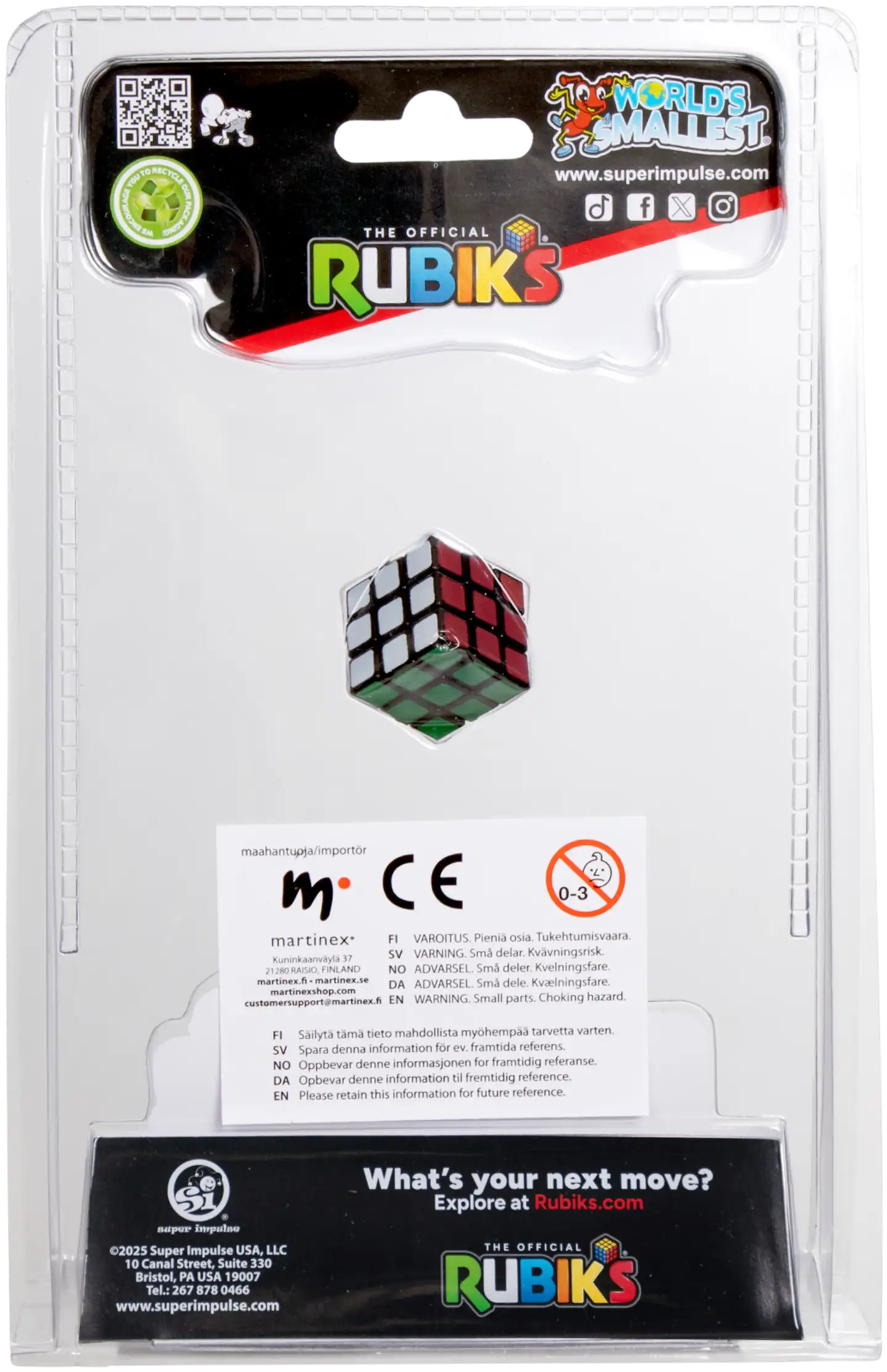 World's Smallest Rubikin kuutio - 3