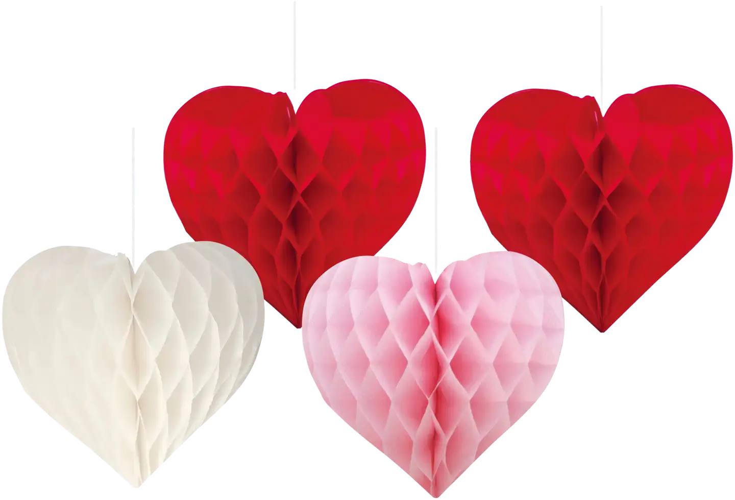 Paperikenno sydämet 4 kpl/pkt