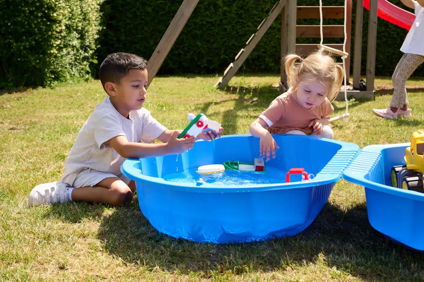 BIG Simpukka-allas, vesi- tai hiekkaleikkeihin, sininen - 6