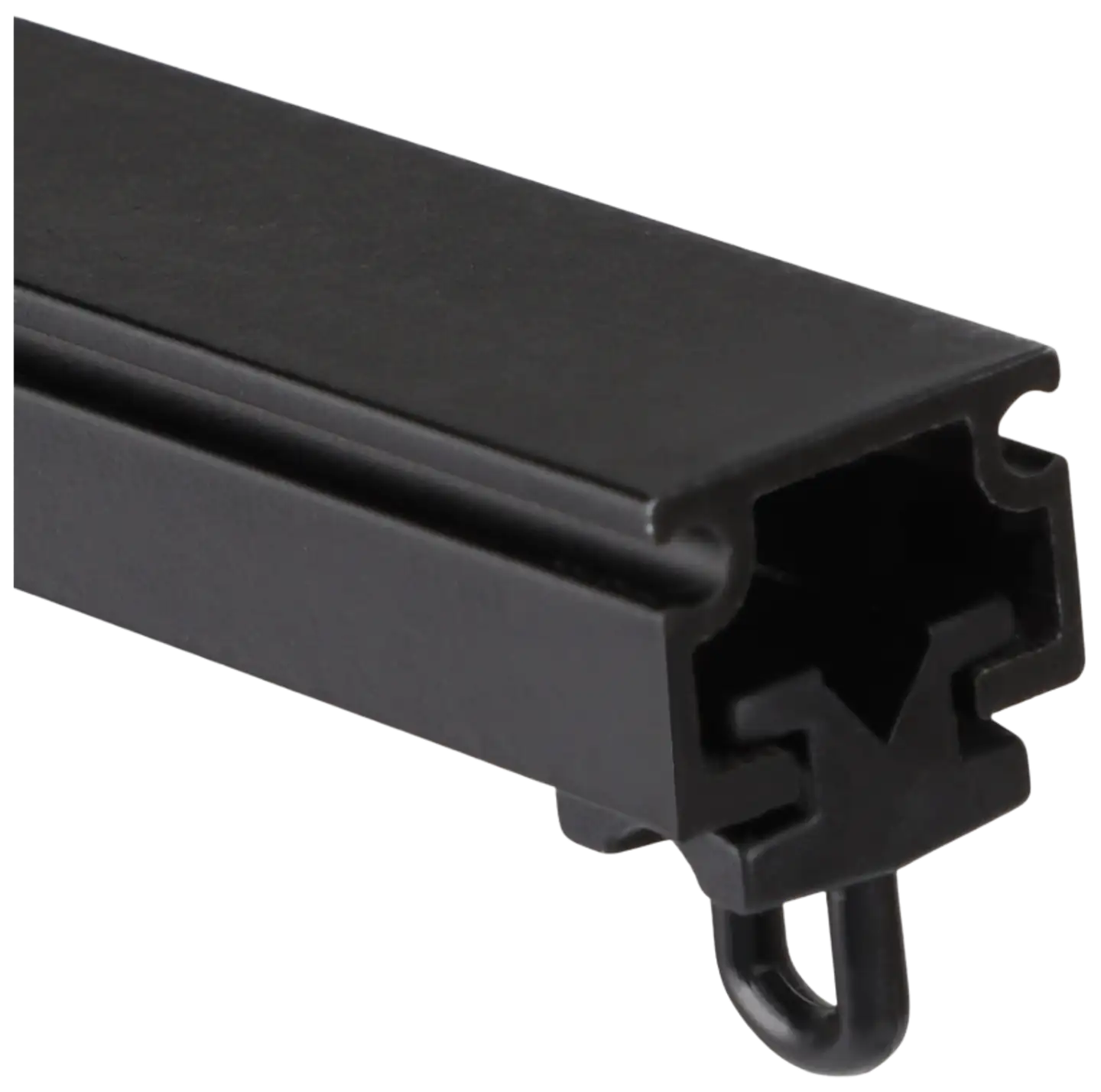 Ihanin U-verhokiskon liu'ut  musta 20kpl - 2