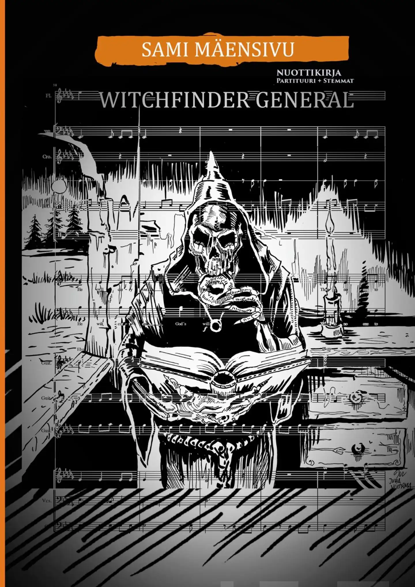 Mäensivu, Witchfinder General Nuottikirja