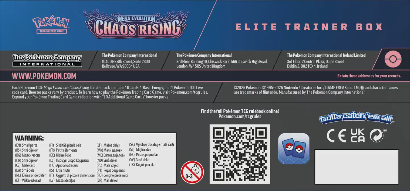 Pokémon TCG keräilykortit ME04 Elite Trainer - 14