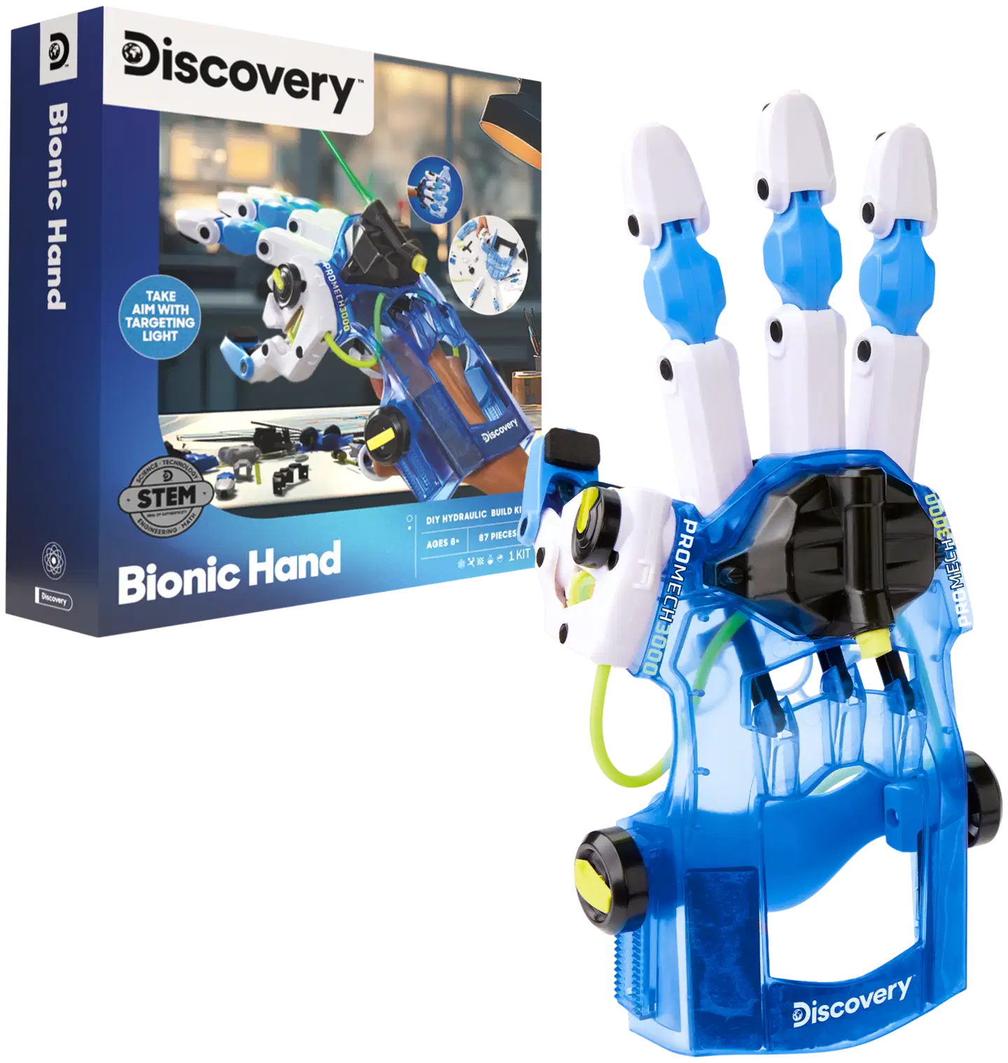 Discovery lasten tee-se-itse robottikäsi -setti