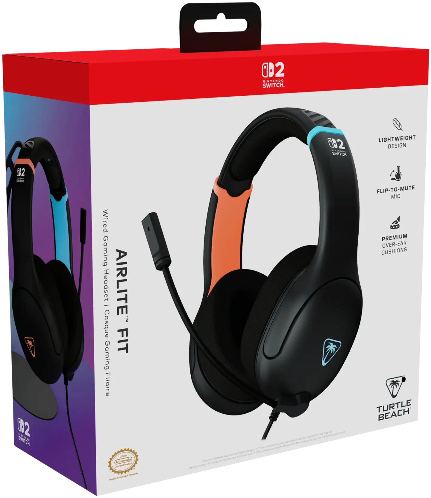Turtle Beach Switch2 Airlite Fit pelikuuloke musta - 4