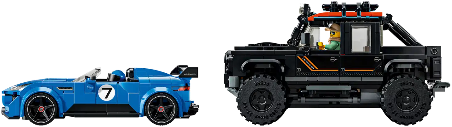 LEGO® Speed Champions 77264 Jaguar Project 7 ja Land Rover Defender - 4