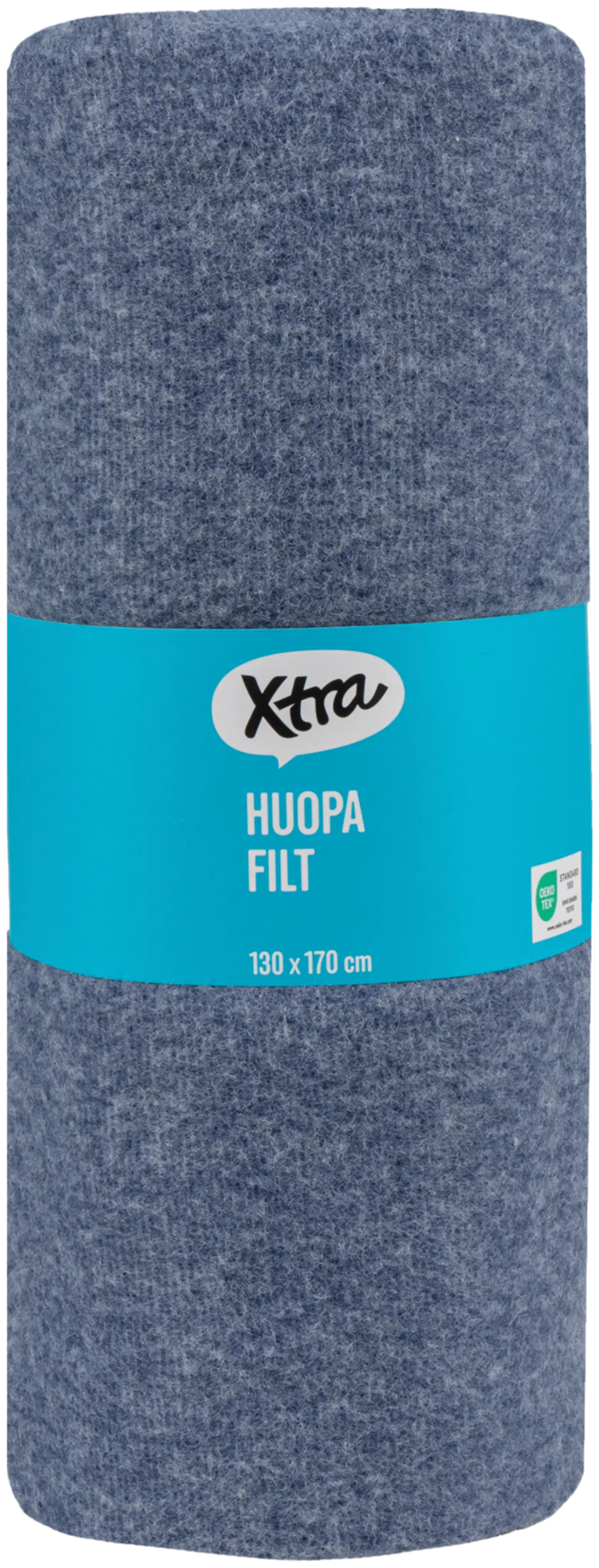 Xtra huopa Melange 130x170 cm sininen - 2