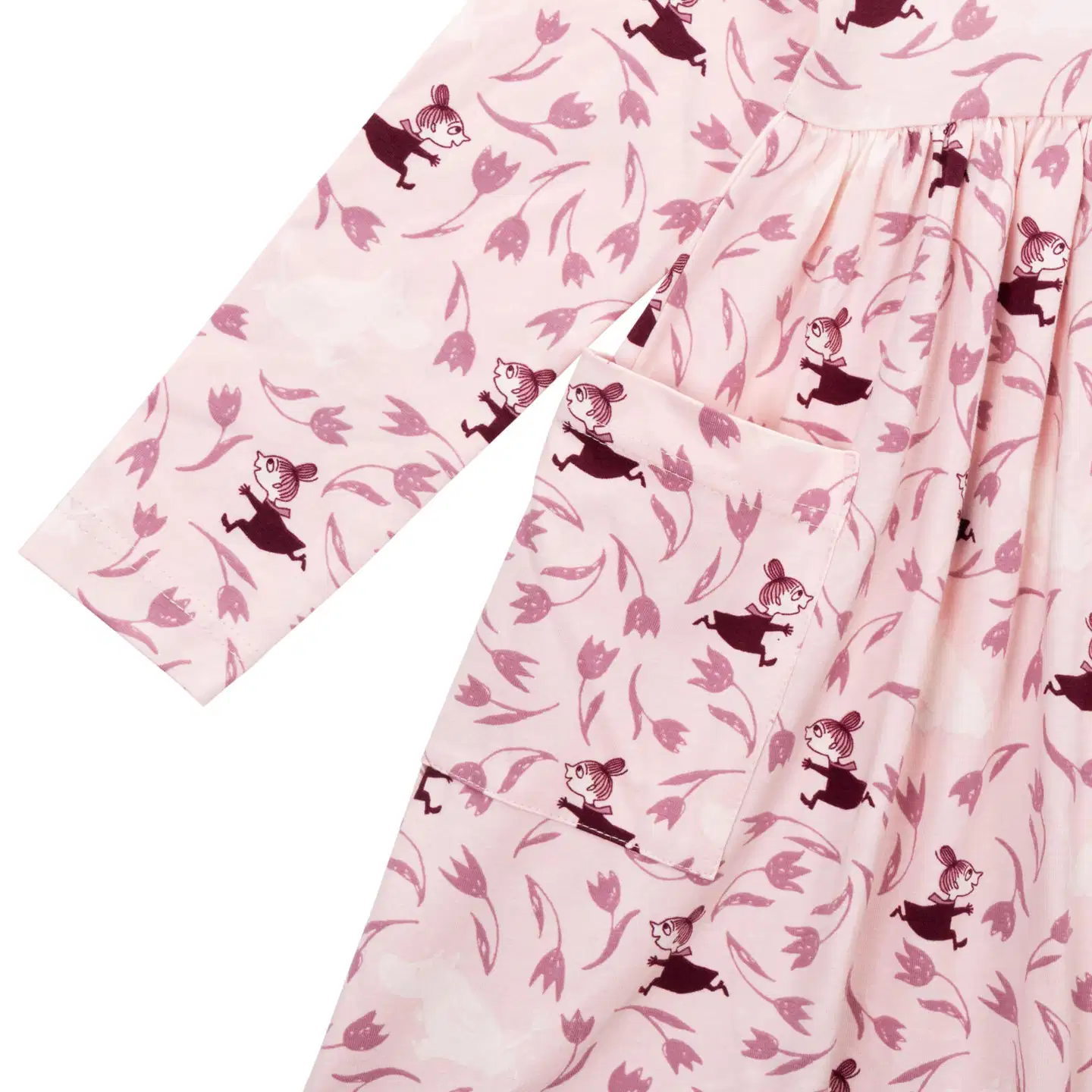 Muumi lasten mekko Kukkajuoksu 593495 - roosa - 3