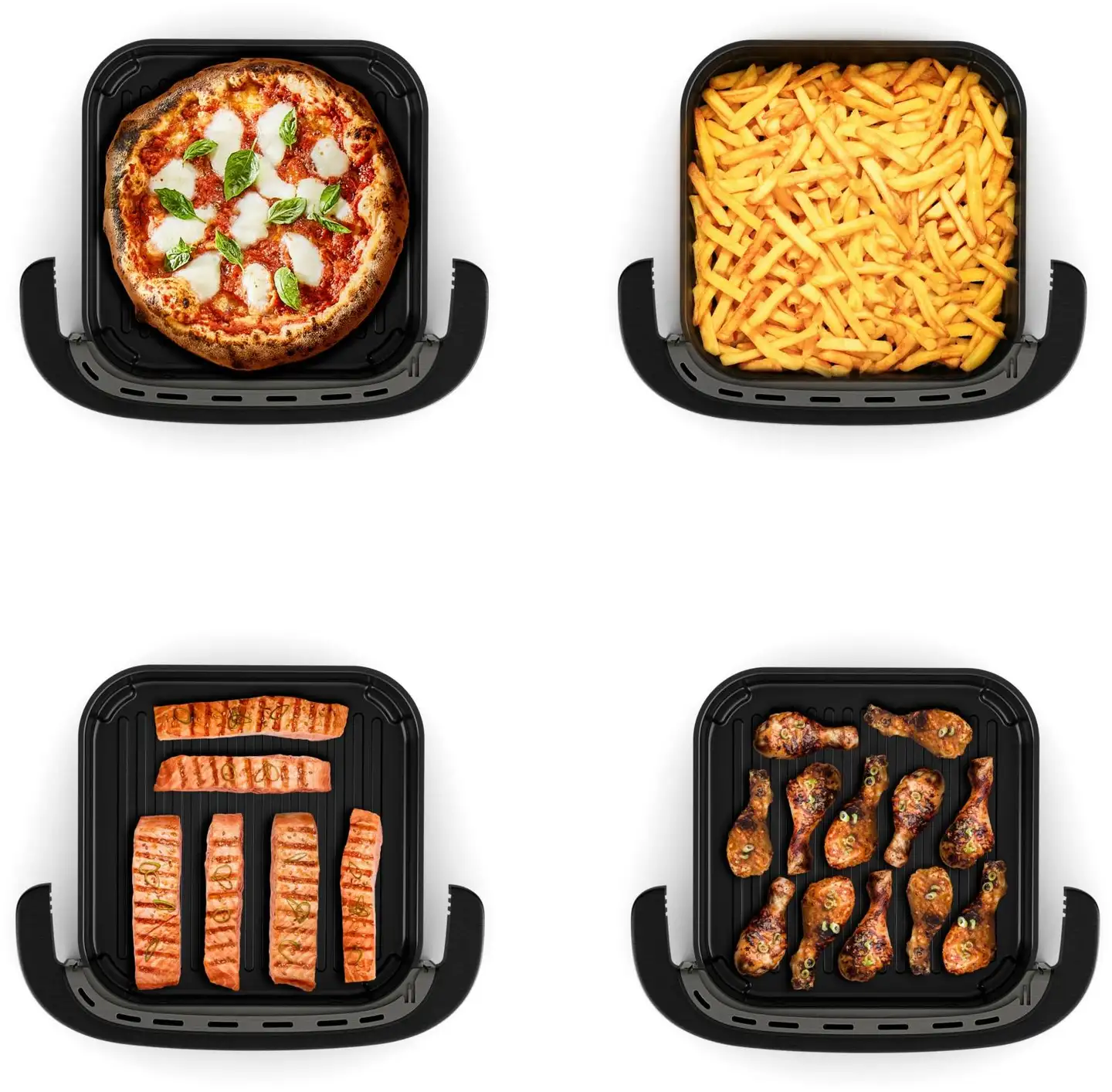 OBH Nordica Easy Fry XL Surface air fryer 1,0 kg, musta FW4018N0 - 14