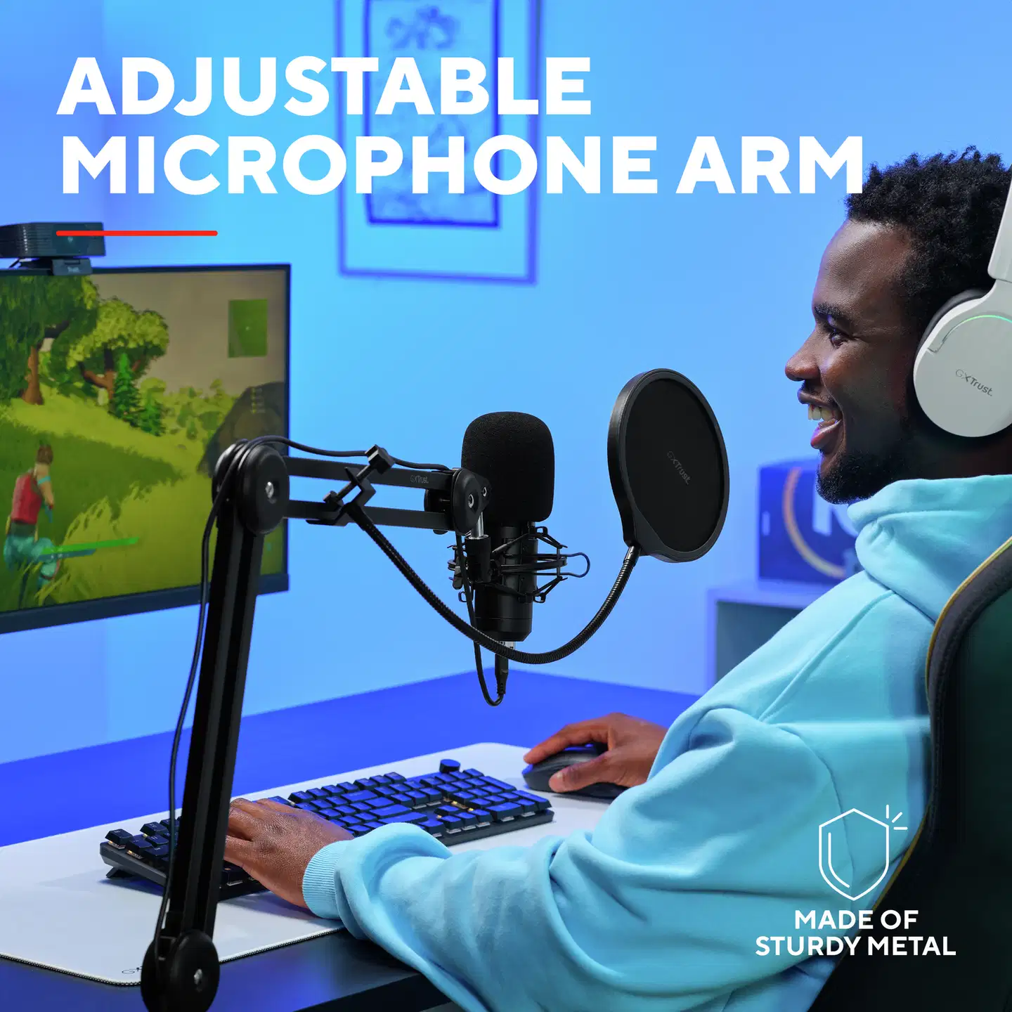 Trust GXT270 Emita+ II Mikrofoni pöytäkiinnityksellä - 12