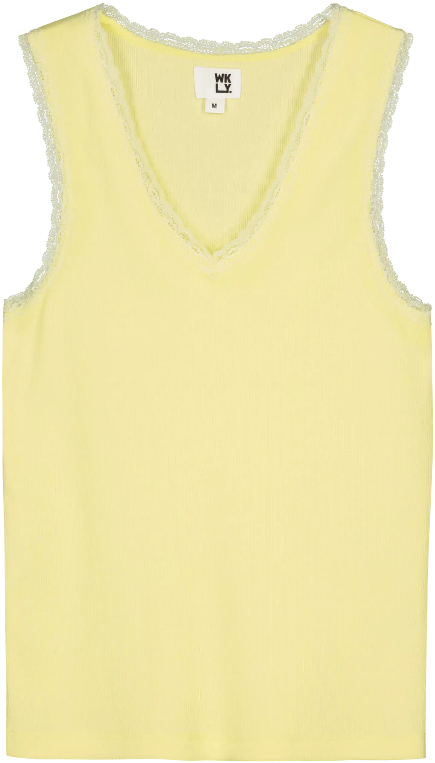 WKLY. naisten ribbitoppi 213W030123 - Wax yellow - 1