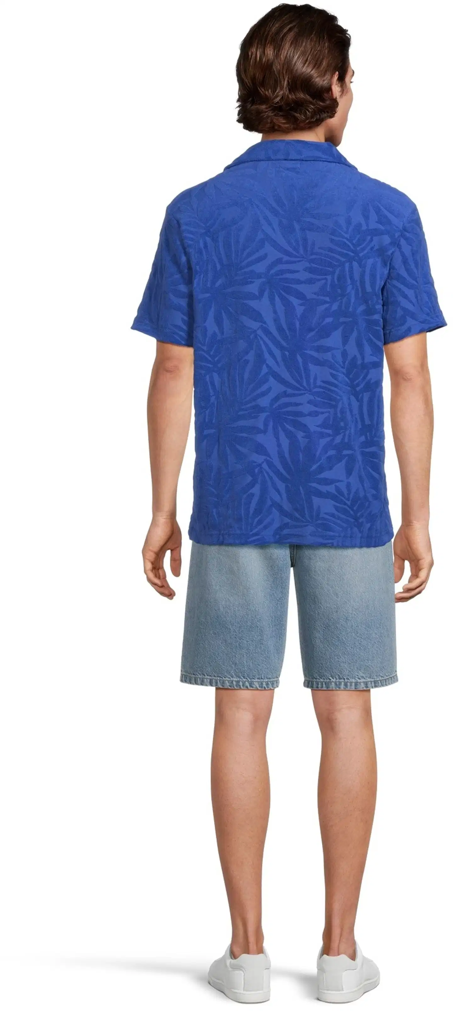 WKLY. miesten kesäpaita terry 195W152603 - dazzling blue - 3