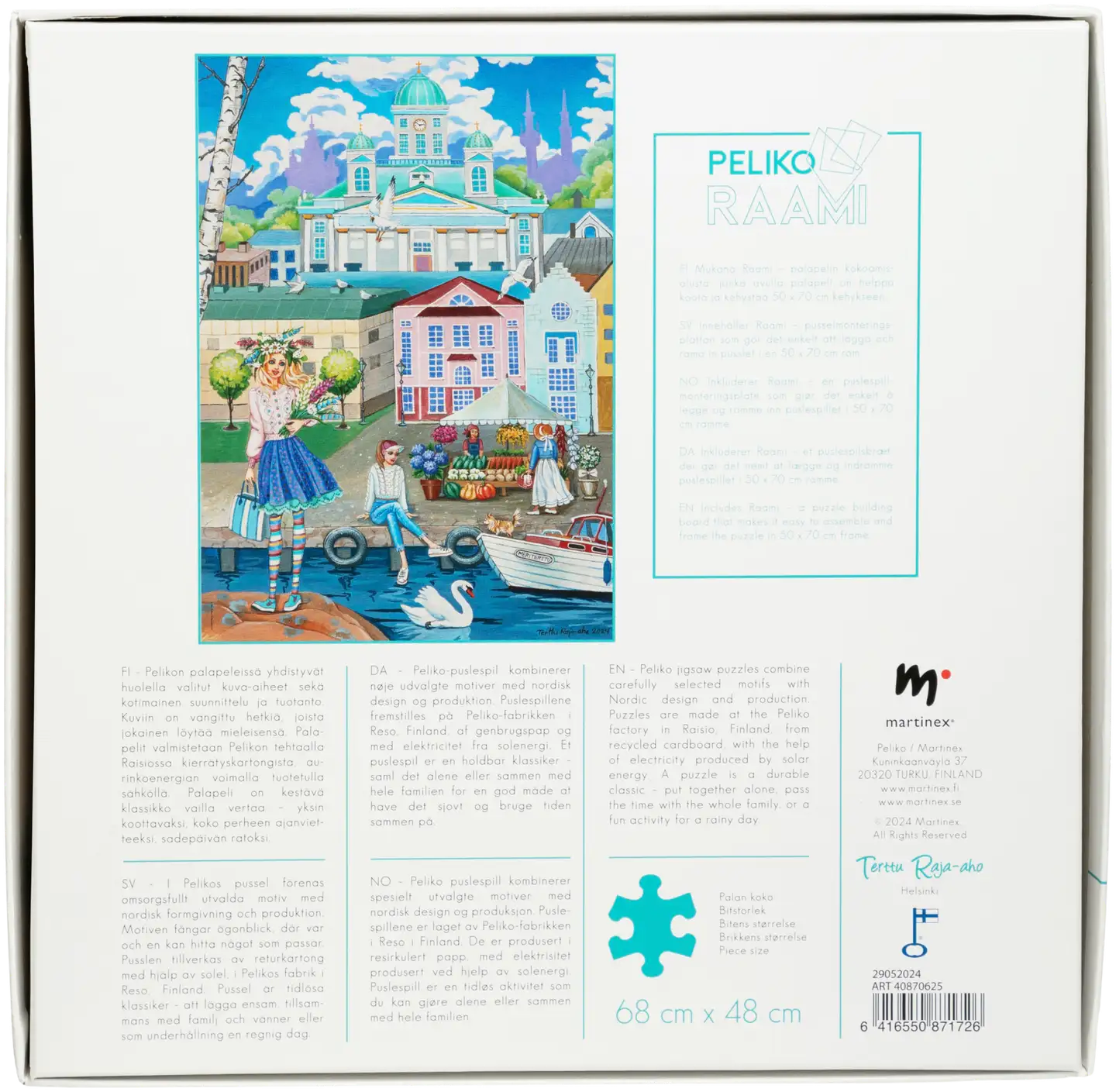 Peliko palapeli 1000 palaa Terttu Raja-aho Helsinki - 3