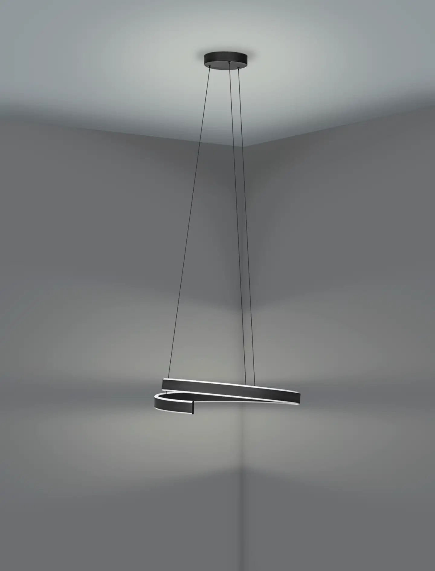 EGLO Riippuvalaisin connect.z Andabaia-z led 42,5W Ø60cm musta/valkoinen - 5