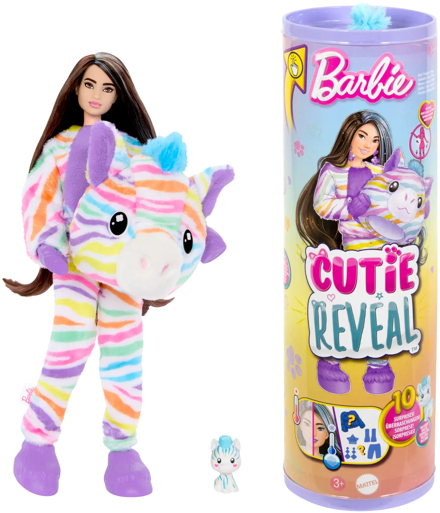 Barbie Cutie Reveal Color Dreams -muotinukke - 6