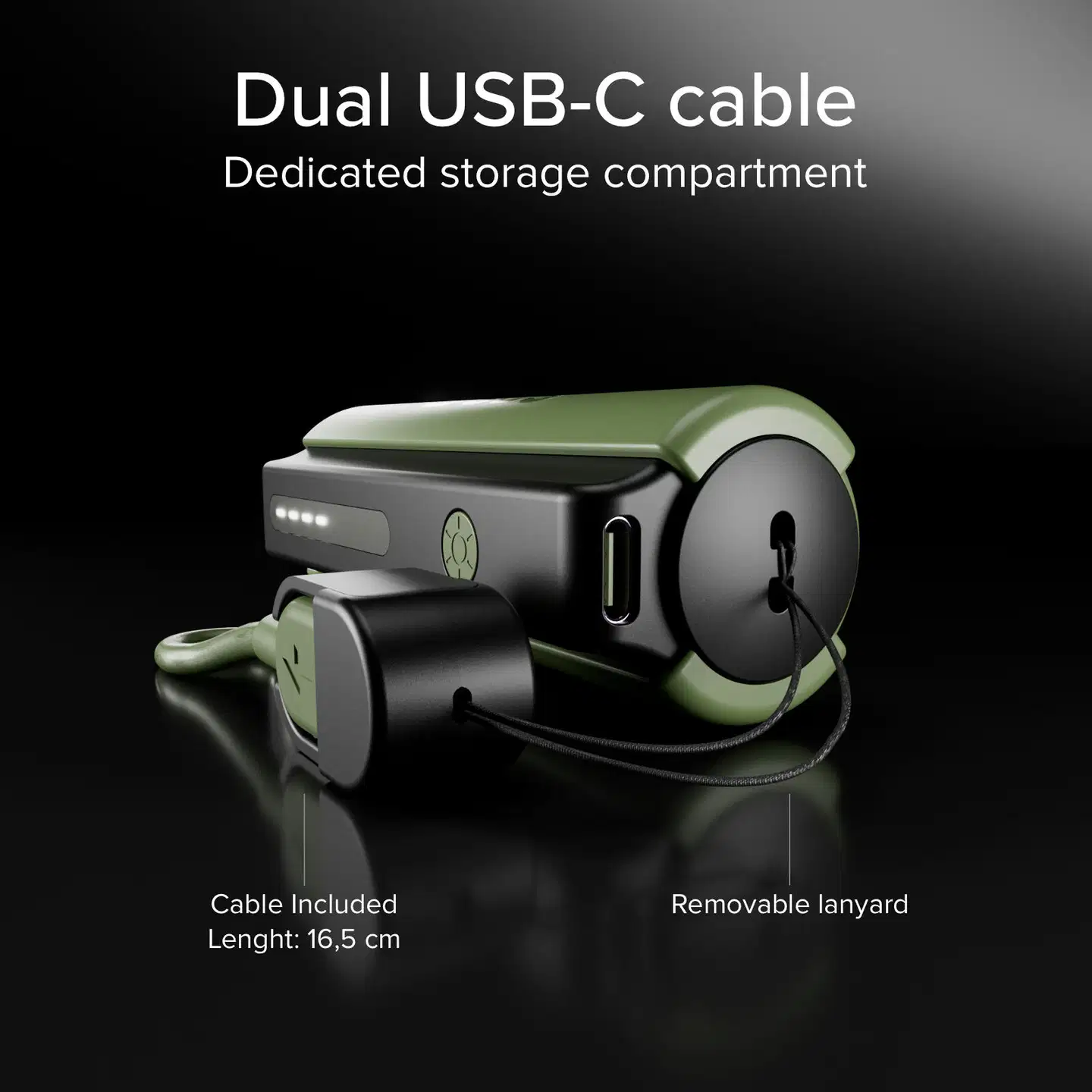 SBS Torch & Power Bank  5000 mAh varavirtalähde LED-taskulampulla - 3