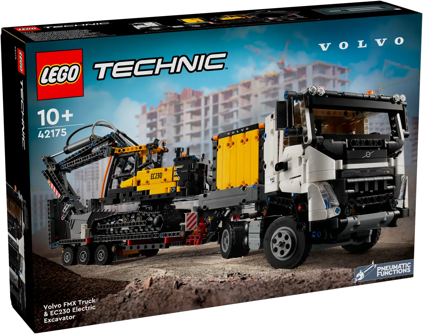 LEGO® Technic 42175 - Volvo FMX kuorma-auto ja EC230 Electric ?kaivukone - 2