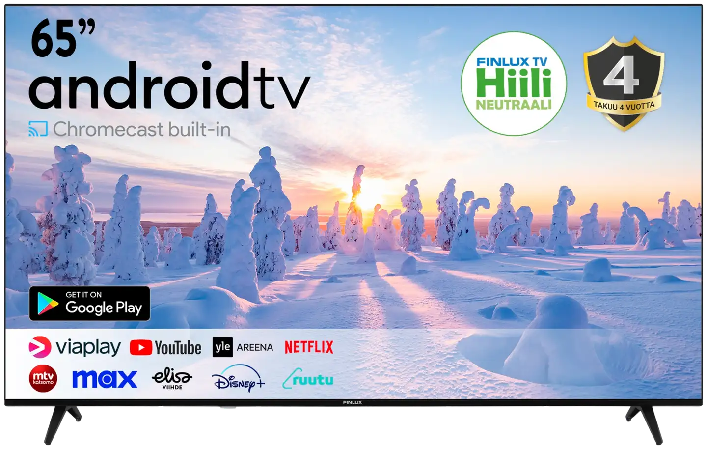 Finlux 65" 4K UHD Android Smart LED TV 65G9.2ACMI - 3