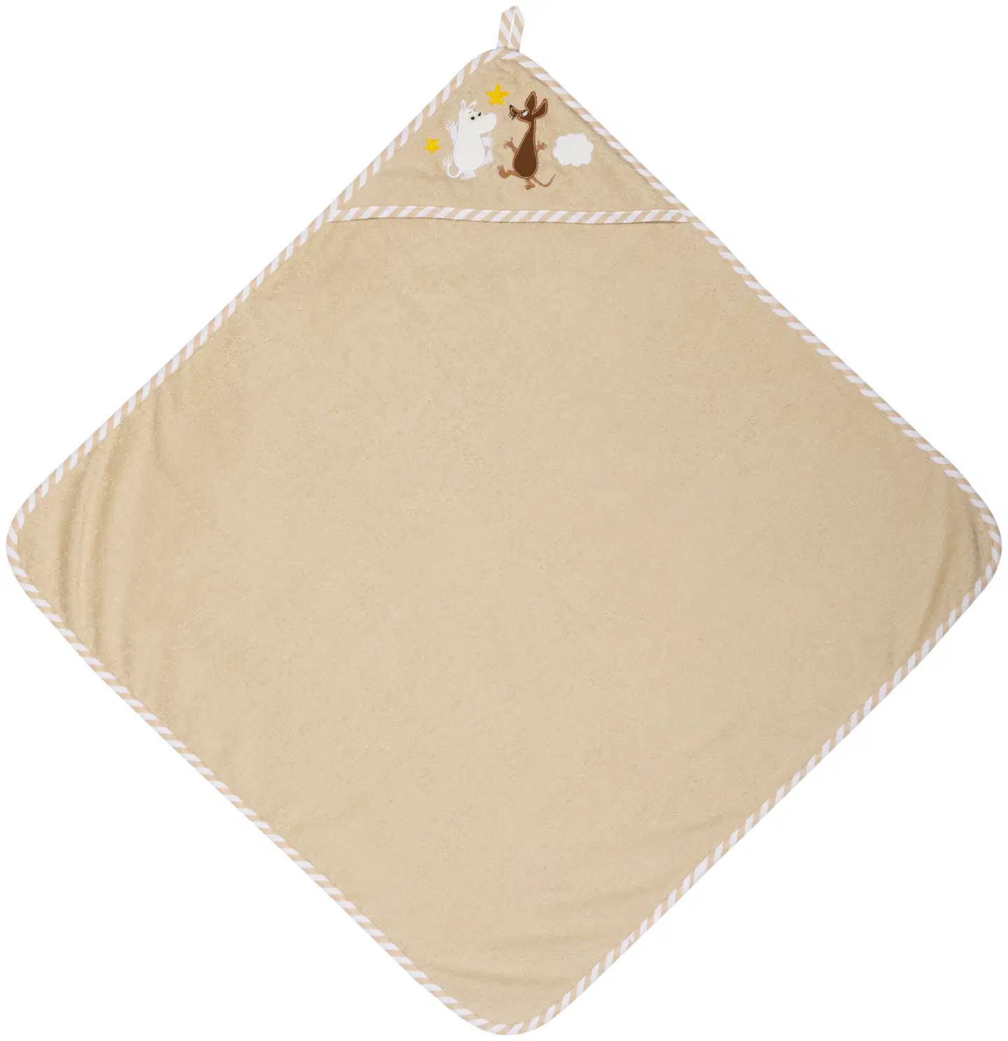 Moomin Arabia Muumi hupullinen kylpypyyhe Avaruusseikkailu GOTS