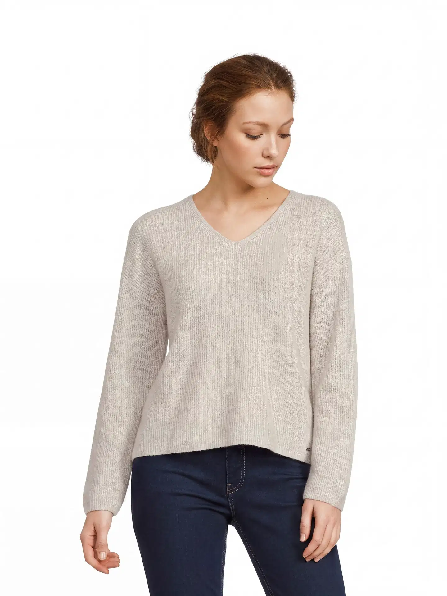 London Fog naisten neule Mohair  213L264003 - beige - 1